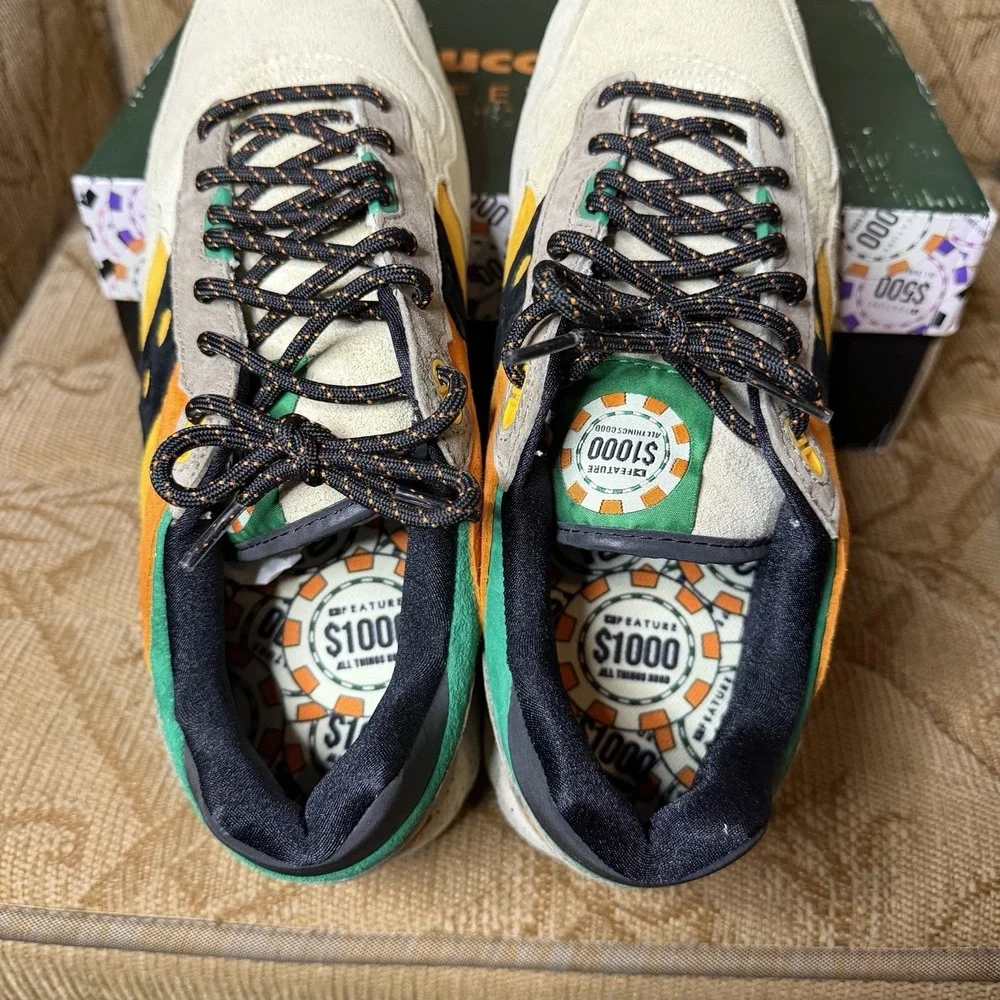 Rare Saucony Feature x G9 Shadow 5 The Pumpkin Men's Size 11‎ EUC!